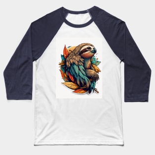 The Sloth Hawk in autumn dress Baseball T-Shirt